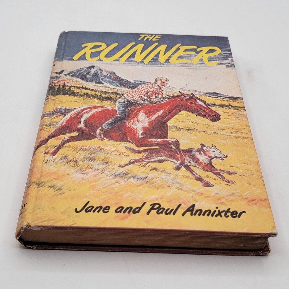 Jane and Paul Annixter The Runner Hardcover Holiday House Horse Story Good